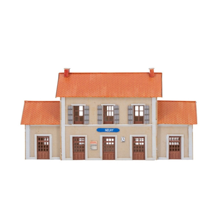 Bâtiment voyageur, type Est (kit)- AZAR MODELS BAT006 - Z 1/220
