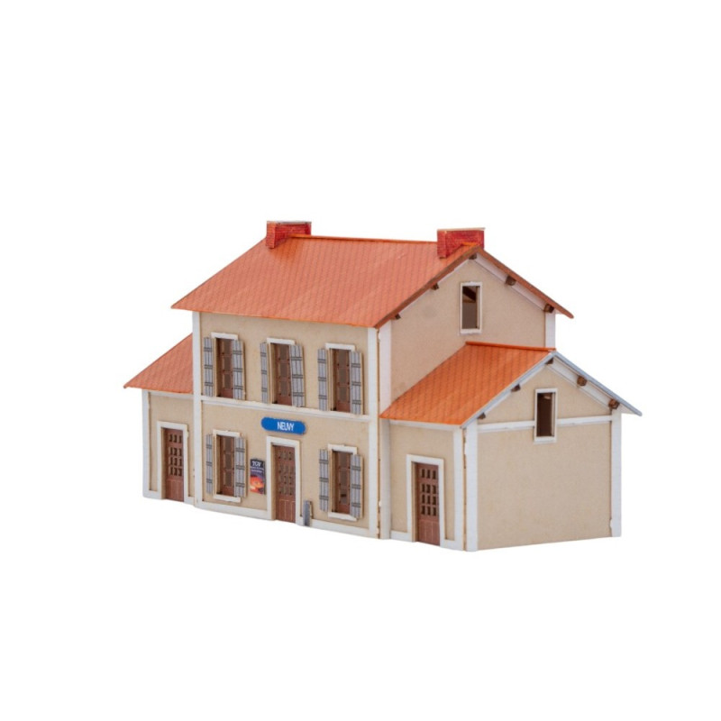 Bâtiment voyageur, type Est (kit)- AZAR MODELS BAT006 - Z 1/220