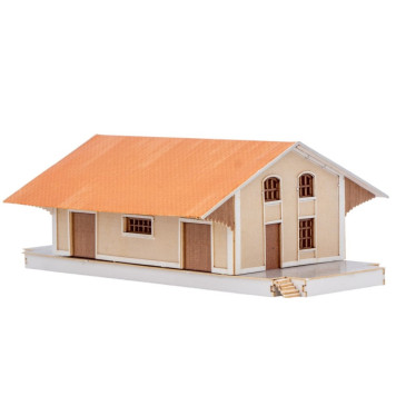 Hall à marchandises, type Est - AZAR MODELS BAT005 - Z 1/220