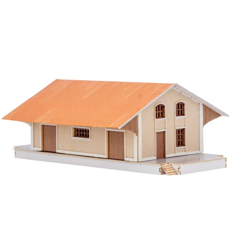 Hall à marchandises, type Est - AZAR MODELS BAT005 - Z 1/220