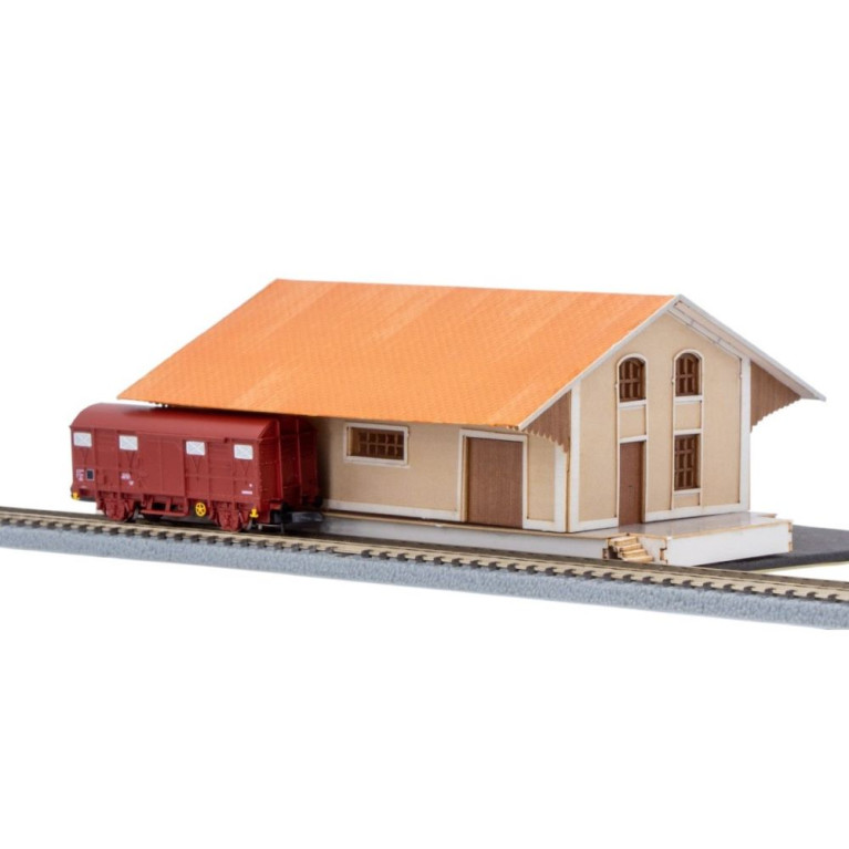 Hall à marchandises, type Est - AZAR MODELS BAT005 - Z 1/220