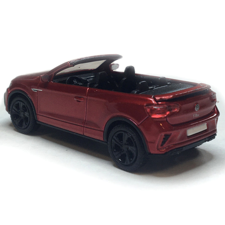VW T-Roc cabriolet phase 2 ouvert, rouge métallisé, 2022 - PCX870601 - HO 1/87