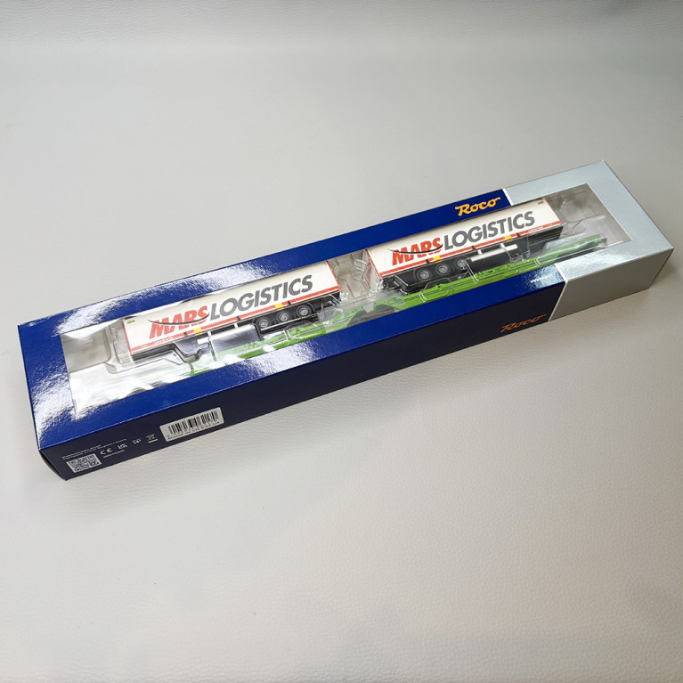 Wagon articulé double poche, Sdggmrss / T3000e, "MarsLogistics", CFL - ROCO 6600005