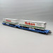 Wagon articulé double poche, Sdggmrs 738 / T3000e, "Raben", VTG - ROCO 6600117