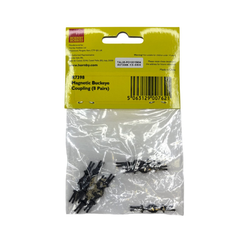 8 paires d'attelages magnétique NEM - HORNBY R7398