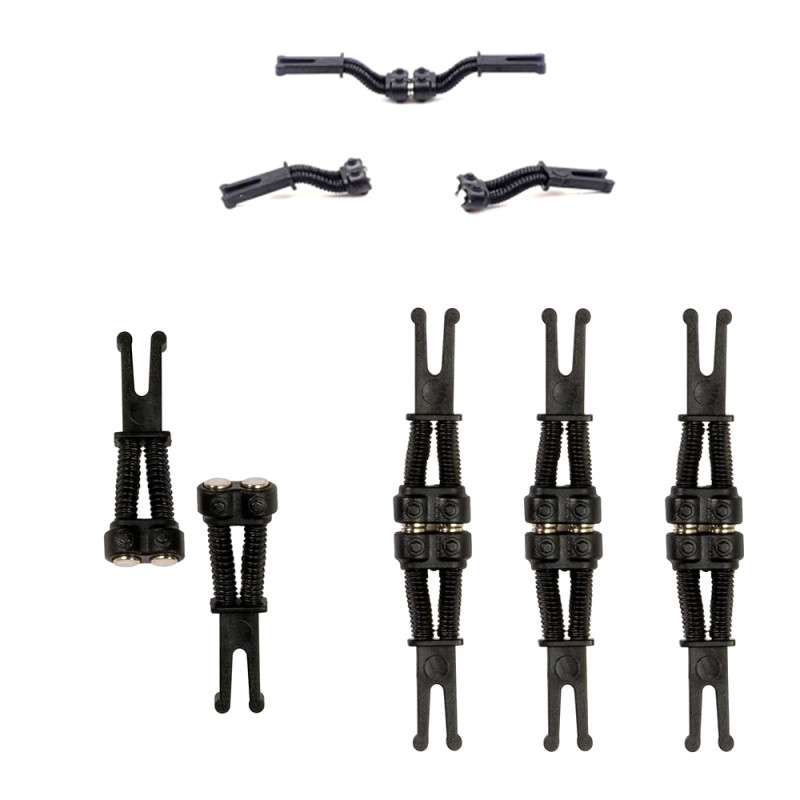 Support d'attelage à élongation grande embase x1- ROCO 40344 - HO