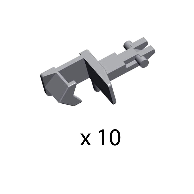 10 attelages standards NEM à clipper - ARNOLD HN0503 - HO 1/87