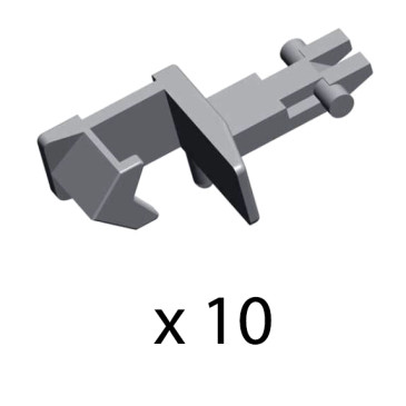 10 attelages standards NEM à clipper - ARNOLD HN0503 - HO 1/87