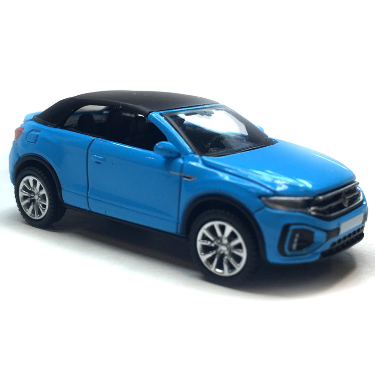 VW T-Roc cabriolet phase 2 fermé, bleu clair, 2022 - PCX8706000 - HO 1/87