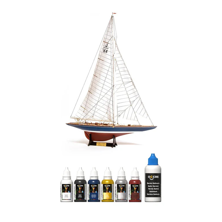 Pack de 7 peinture Endeavour America's cup - OCCRE 90566