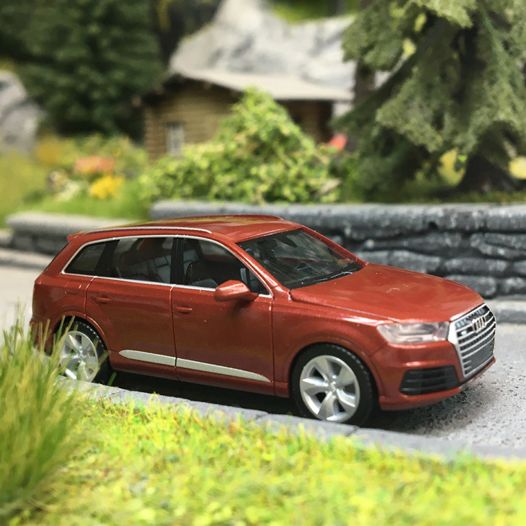 Audi Q7, rouge matador, 2015 - HERPA 038447-005 - HO 1/87