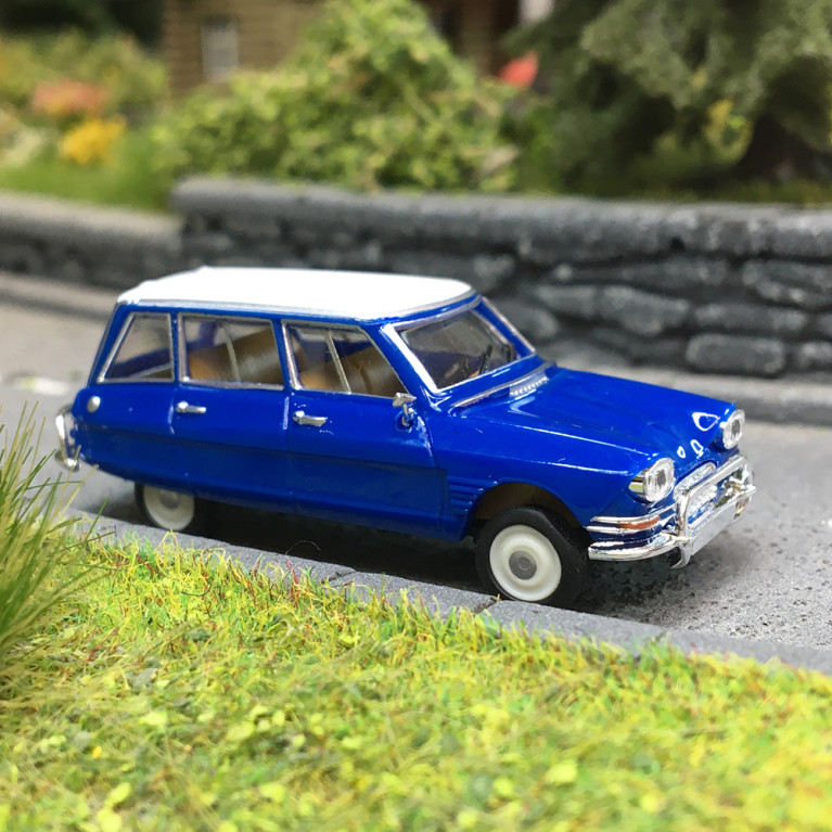 Citroën AMI 6 Break, bleu, 1964  - HERPA 038959-002 - HO 1/87