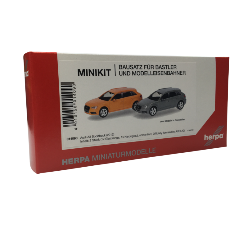 Audi A3 Sportback, 2012, MiniKit  - HERPA 014090 - HO 1/87