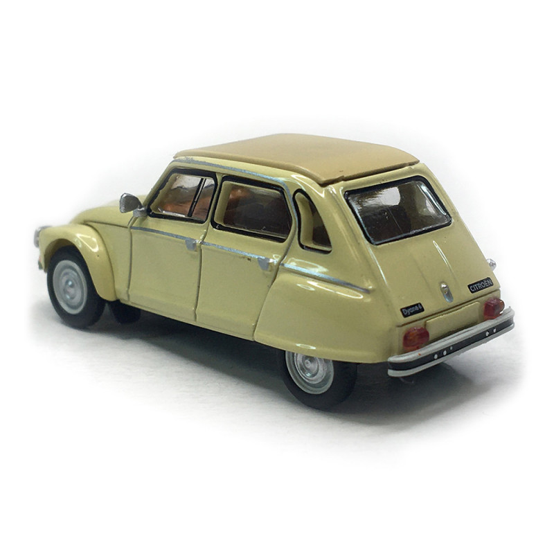 Citroën Dyane 6 capote fermée, beige nevada, 1973 - SAI 7614 - HO 1/87