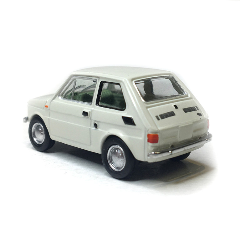 Fiat 126, blanche, 1972 - BREKINA 22369 - HO 1/87