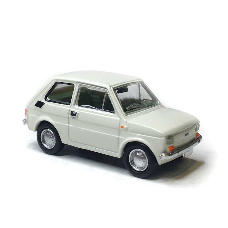 Fiat 126, blanche, 1972 - BREKINA 22369 - HO 1/87