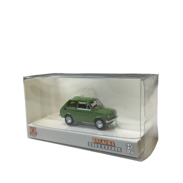 Fiat 126, verte, 1972 - BREKINA 22368 - HO 1/87