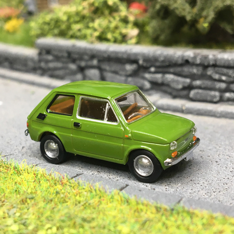 Fiat 126, verte, 1972 - BREKINA 22368 - HO 1/87
