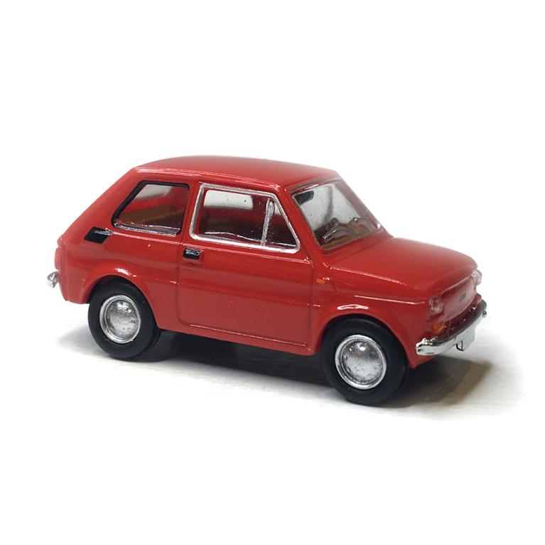 Fiat 126, rouge, 1972 - BREKINA 22351 - HO 1/87