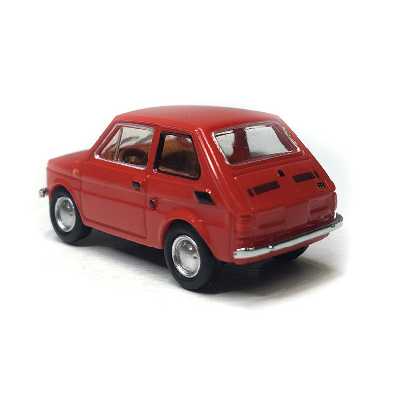 Fiat 126, rouge, 1972 - BREKINA 22351 - HO 1/87