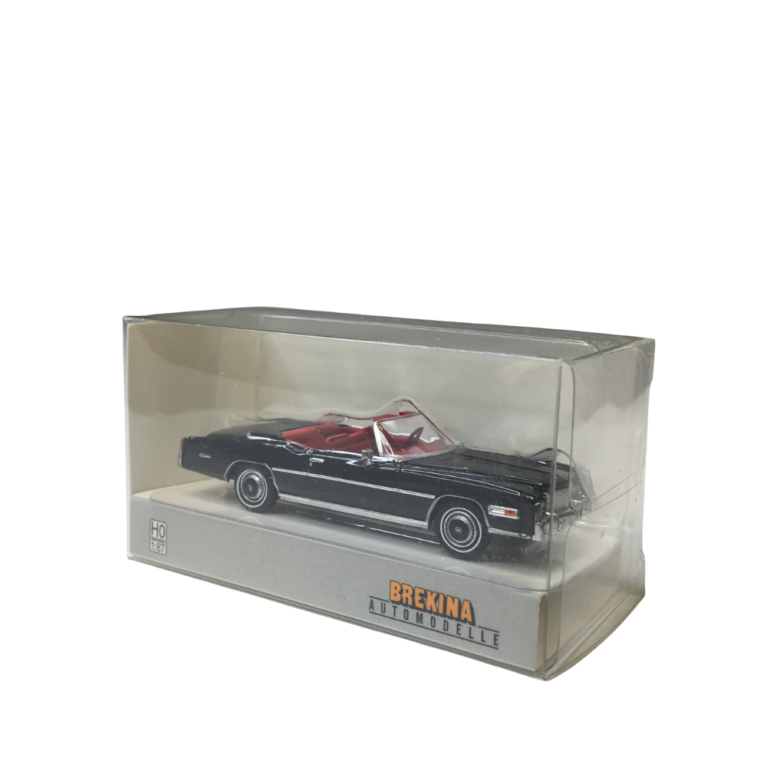 Cadillac El Dorado cabriolet, noir, 1976 - BREKINA 19756 - HO 1/87