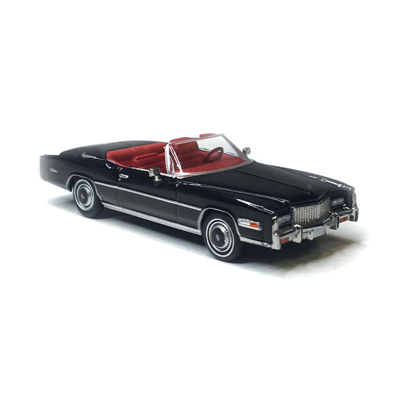 Cadillac El Dorado cabriolet, noir, 1976 - BREKINA 19756 - HO 1/87