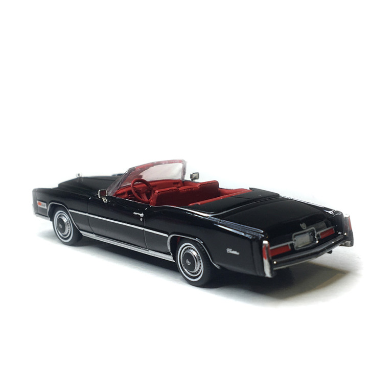 Cadillac El Dorado cabriolet, noir, 1976 - BREKINA 19756 - HO 1/87