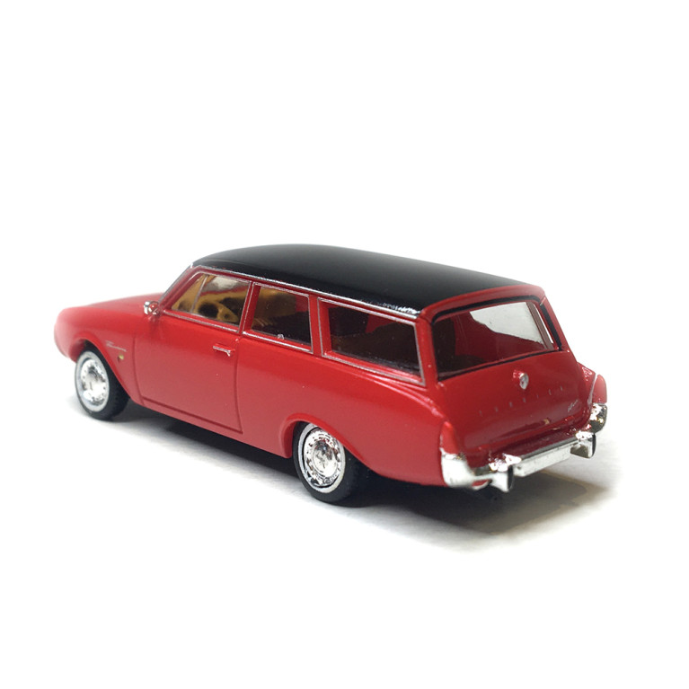 Ford Taunus P3 Turnier, rouge / noir, 1964 - BREKINA 19478 - HO 1/87