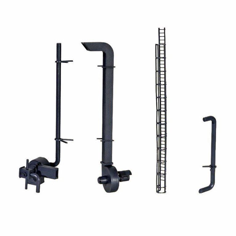 Accessoires industrielles aération maquette à monter -HO-1/87-KIBRI 38609