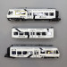 Automotrice RaBe 525 038-6 NINA "Westside", 3 éléments, BLS - LSMODELS 17203AC