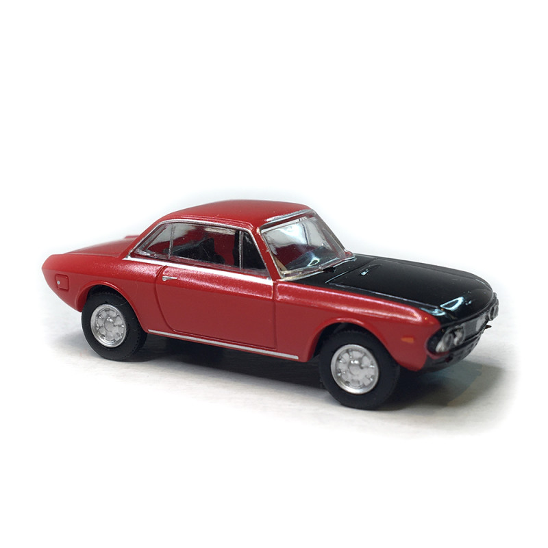 Lancia Fulvia coupé HF, rouge / noir, 1970 - BREKINA 29630 - HO 1/87