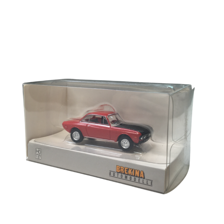 Lancia Fulvia coupé HF, rouge / noir, 1970 - BREKINA 29630 - HO 1/87