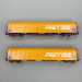 2 wagons à bâche coulissante type Rilns, FRET, SNCF - ROCO 6600161