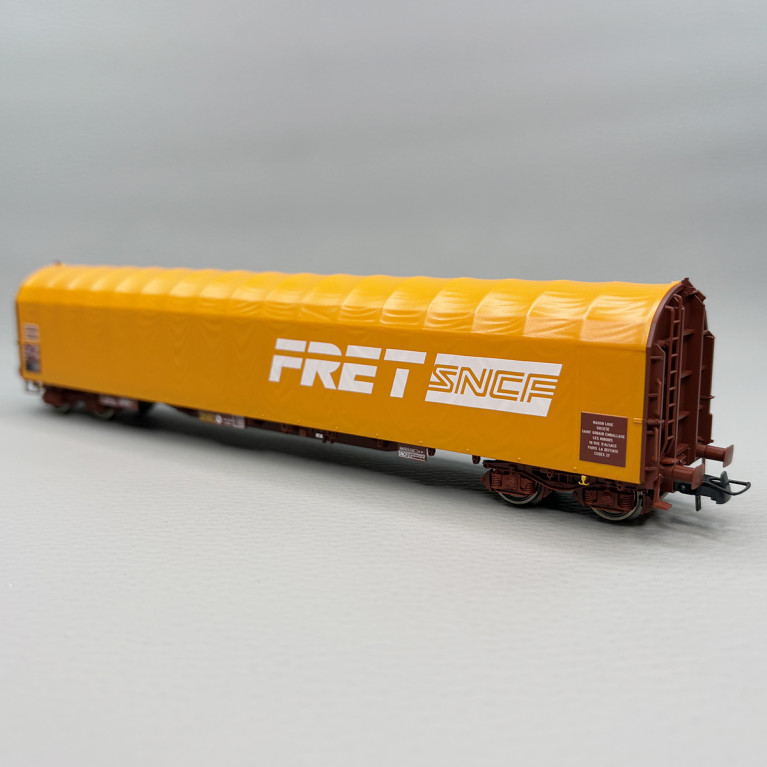 2 wagons à bâche coulissante type Rilns, FRET, SNCF - ROCO 6600161