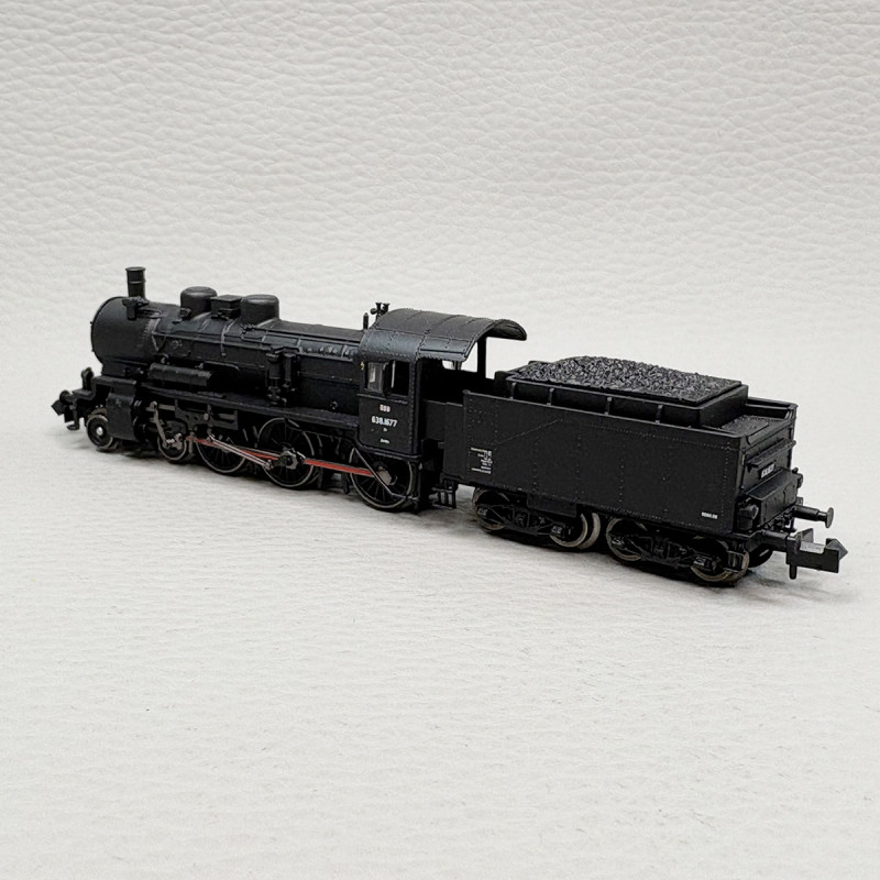 Locomotive à vapeur 638.1677, ÖBB - MINITRIX 16387