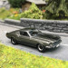Ford Mustang Fastback Shelby GT 350, gris métallisé / noir, 1968 - BREKINA 19607 - HO 1/87