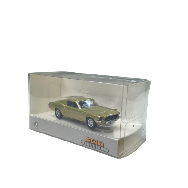 Ford Mustang Fastback, or métallisé, 1968 - BREKINA 19609 - HO 1/87