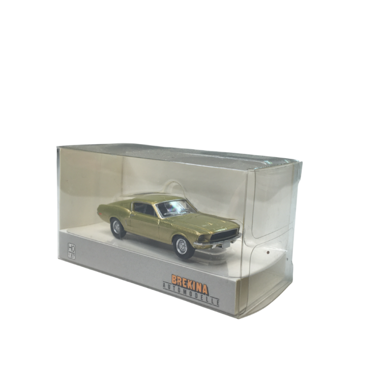 Ford Mustang Fastback, or métallisé, 1968 - BREKINA 19609 - HO 1/87