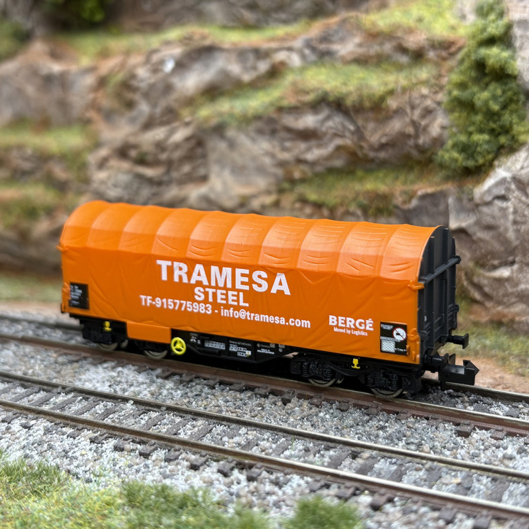 Wagon à bâche coulissante Shimmns, Tramesa Steel, Ep. VI - FLEISCHMANN 6660125 - N 1/160