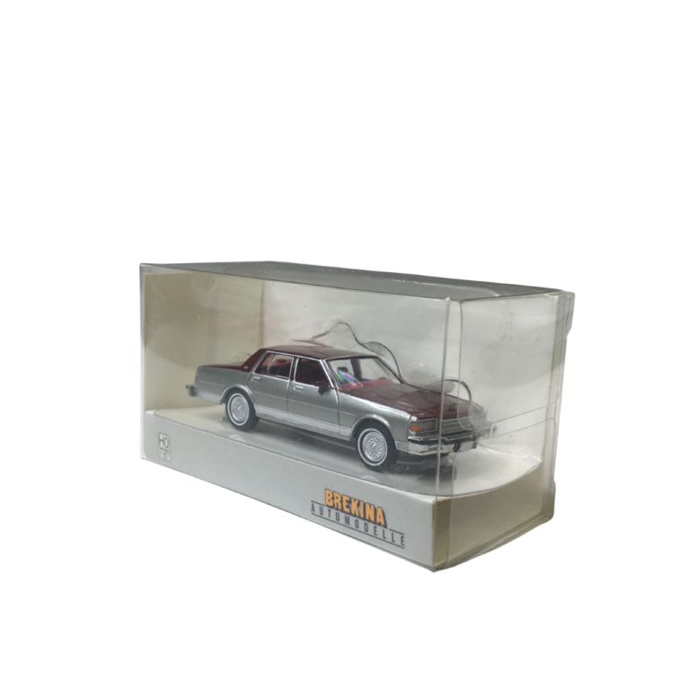 Chevrolet Caprice, argent / rouge foncé, 1987 - BREKINA 19708 - HO 1/87