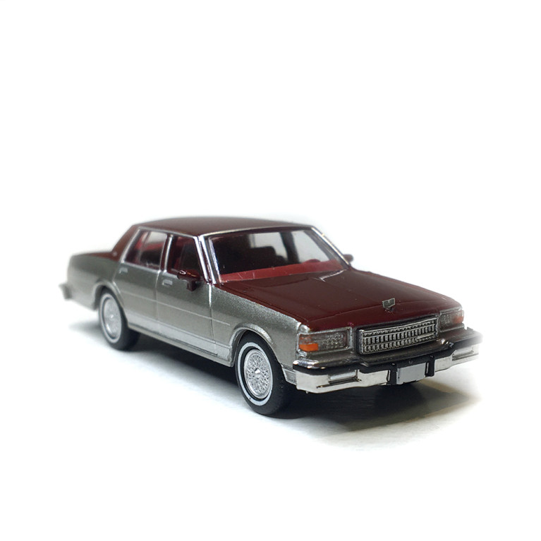 Chevrolet Caprice, argent / rouge foncé, 1987 - BREKINA 19708 - HO 1/87