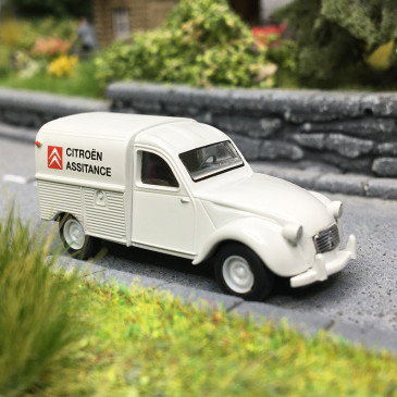 Citroën 2CV fourgonette, blanc, 1951 - BREKINA 14173 - HO 1/87