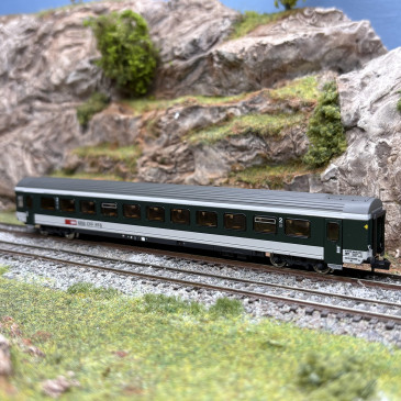 Voiture voyageurs 2 CL, type EW IV, SBB CFF FFS, Ep. V - FLEISCHMANN 8260058 - N 1/160