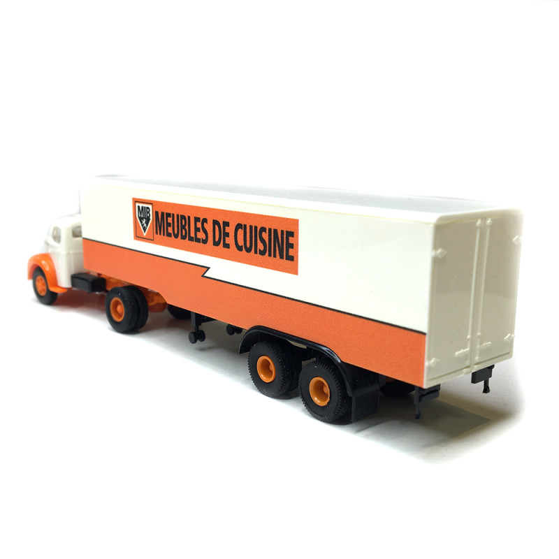 Semi remorque fourgon Berliet TLR 8 - BREKINA 85429 - HO 1/87