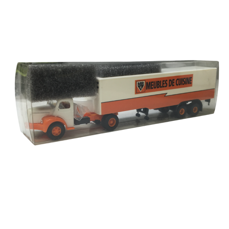 Semi remorque fourgon Berliet TLR 8 - BREKINA 85429 - HO 1/87