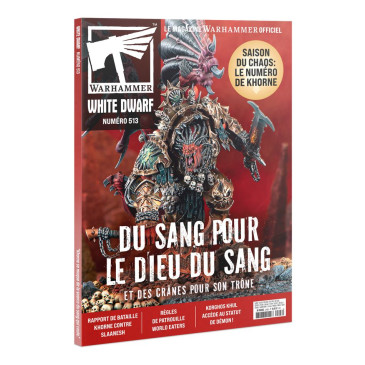 Magazine White Dwarf 513, Du sang pour le Dieu du sang - WARHAMMER WD513