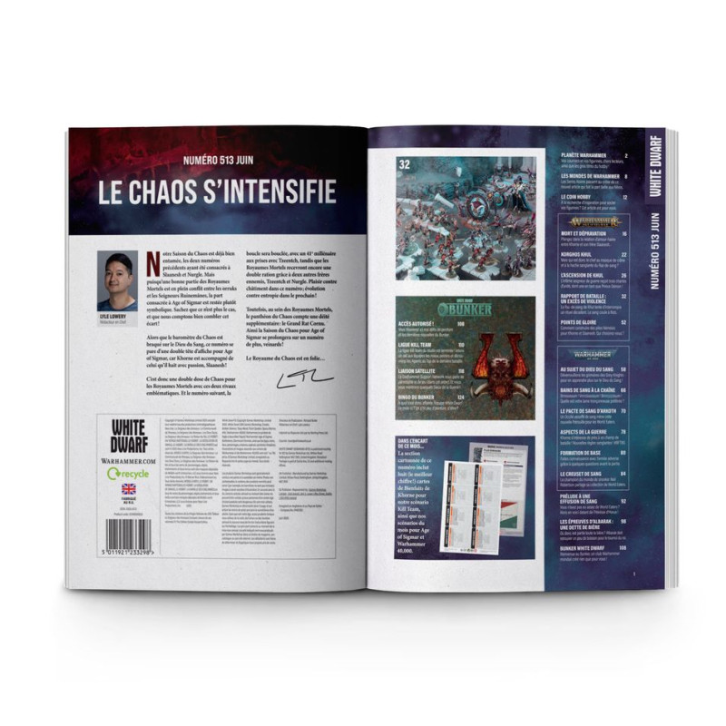 Magazine White Dwarf 513, Du sang pour le Dieu du sang - WARHAMMER WD513