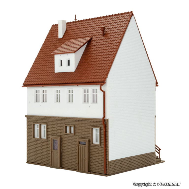 Magasin érotique avec éclairage intérieur et LED, kit fonctionnel - VOLLMER 43870 - HO-1/87 pour modélisme ferroviaire