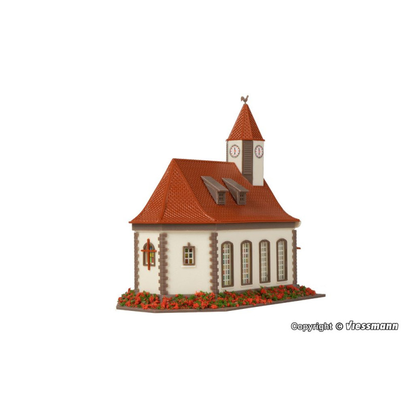 Église du village - VOLLMER 49560 - Z 1/220 pour modélisme ferroviaire