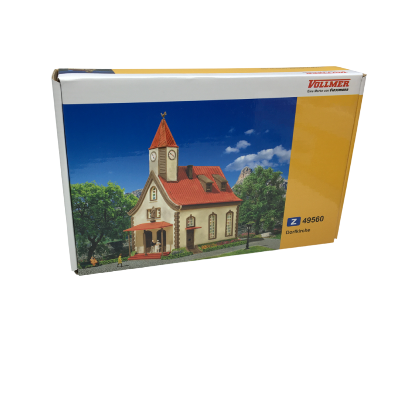 Église du village - VOLLMER 49560 - Z 1/220 pour modélisme ferroviaire